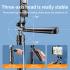 RTAKO H18L PRO 1.8m Ultra-Wide Angle Selfie Stick (With Bluetooth Remote) - Black